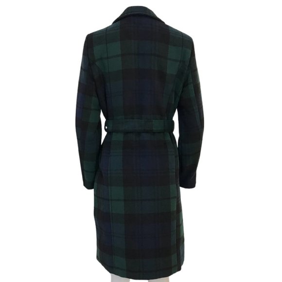 PLAID WRAP BELTED COAT - Picture 7 of 7
